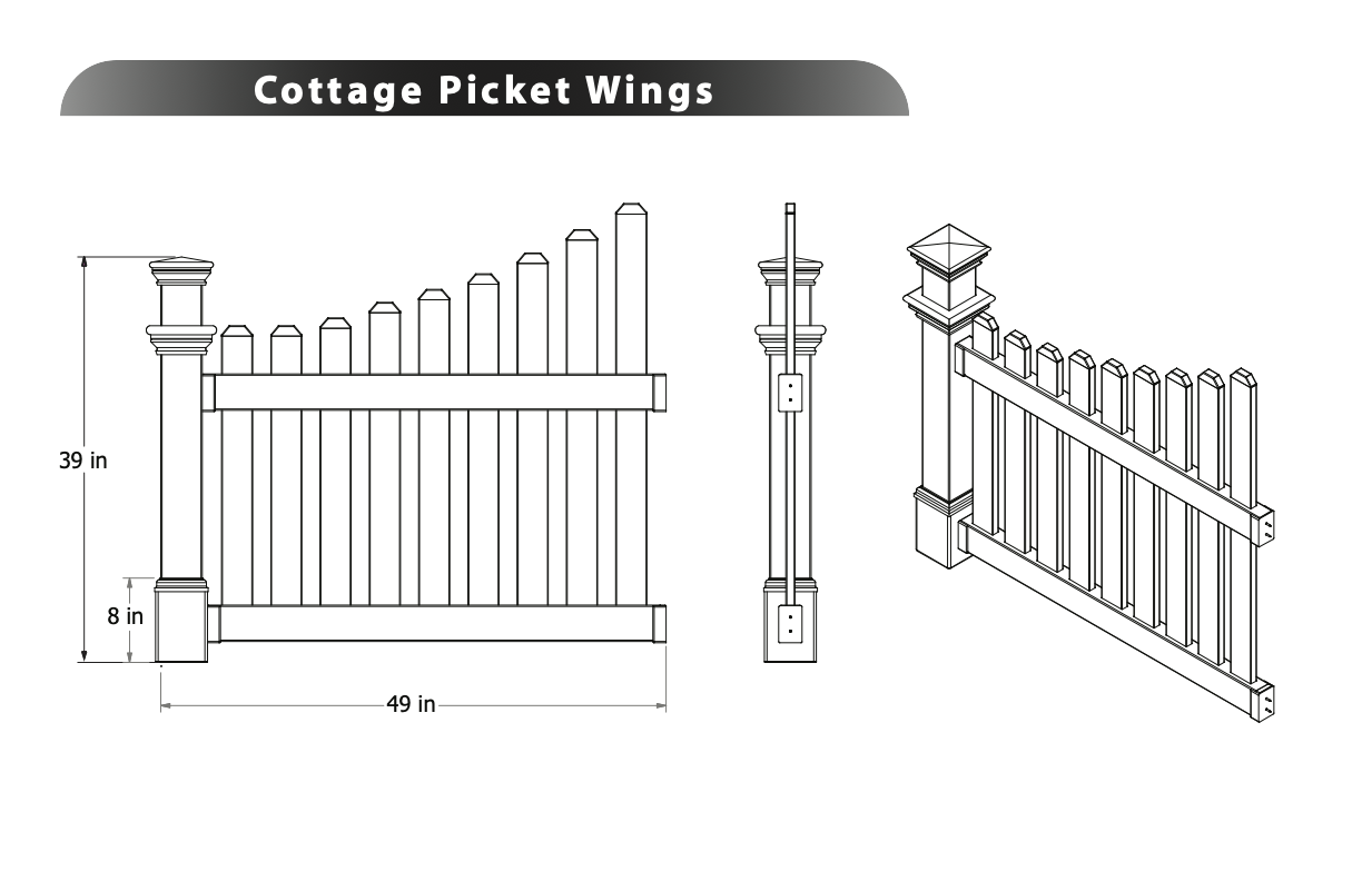 Cottage Picket Wings Image