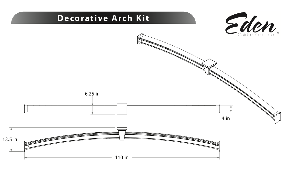 Decorative Pergola Arches Image