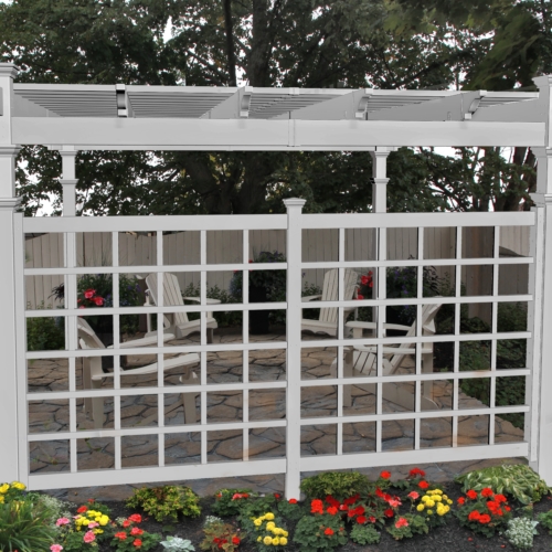 Pergola Privacy Trellis