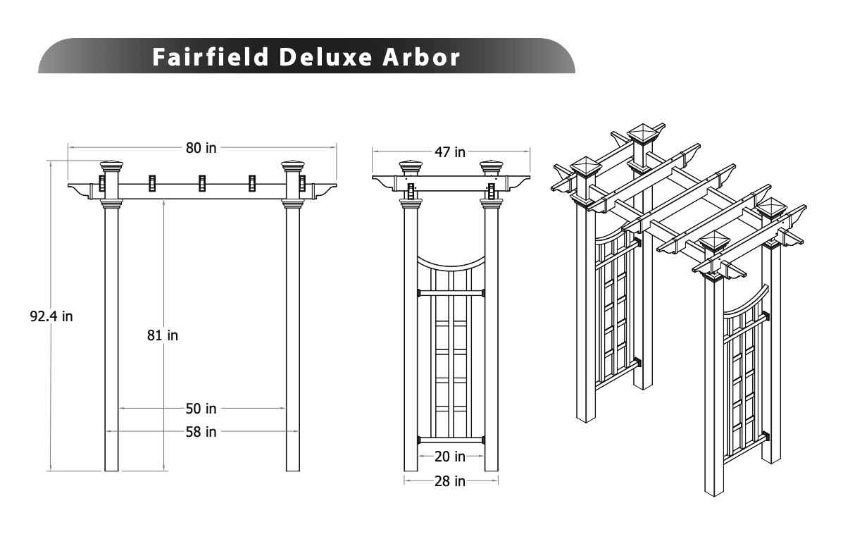 Fairfield Deluxe Arbor Image