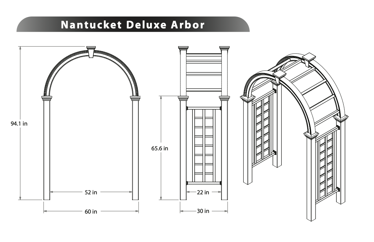 Nantucket Deluxe Arbor Image