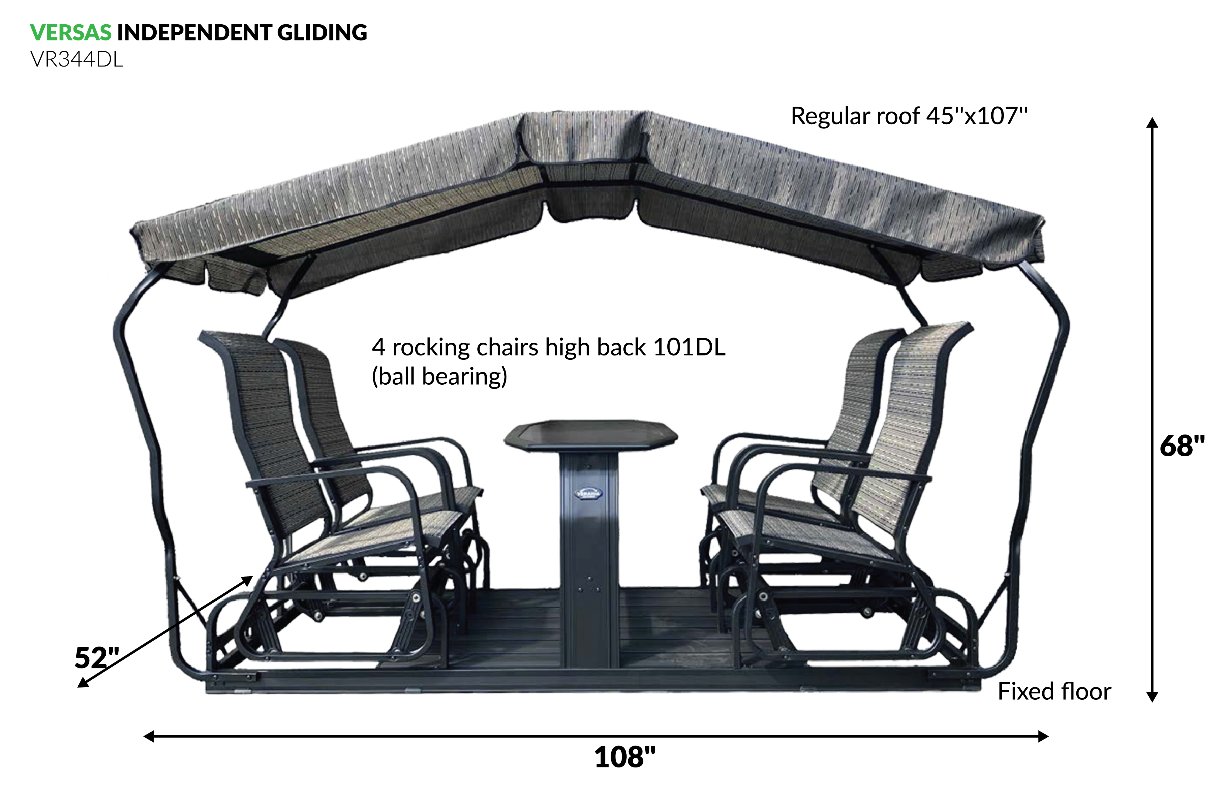 Kaza Independent Swing Glider