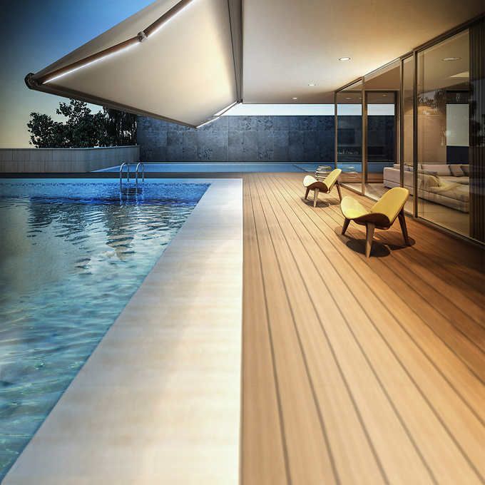 Brasilia Slim Retractable Awning Image