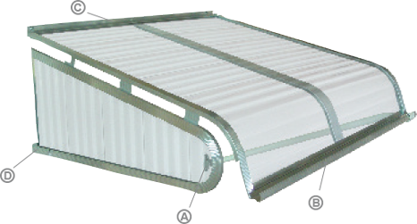 Aluminum Door Canopy Breakout