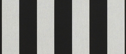 Sunbrella® Beaufort Black White 6 Bar  5704
