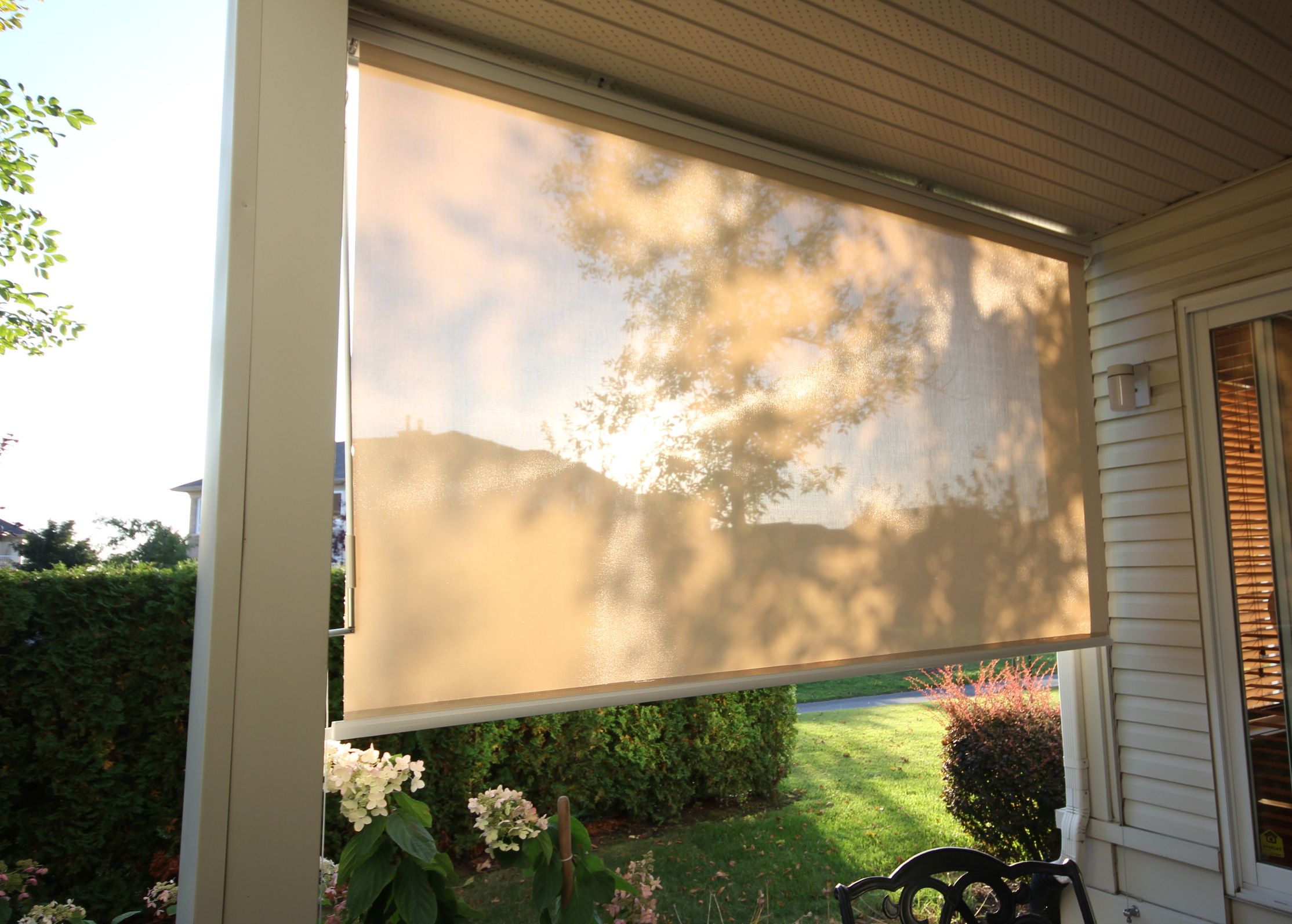 Solar Shade Retractable Awning