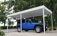 Free Standing 10x10 Steel Carport