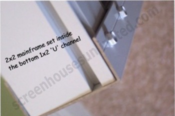 Mainframe bottom u-channel
