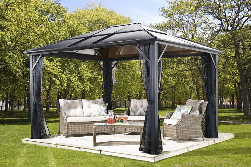Meridien Sojag Hard Top Gazebo