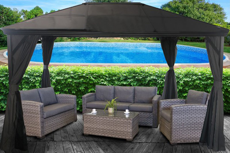 Pompei Sojag Hard Top Gazebo