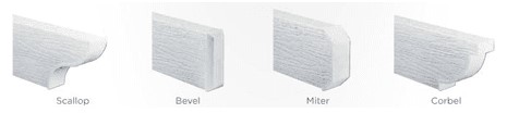 Scalloped fascia options