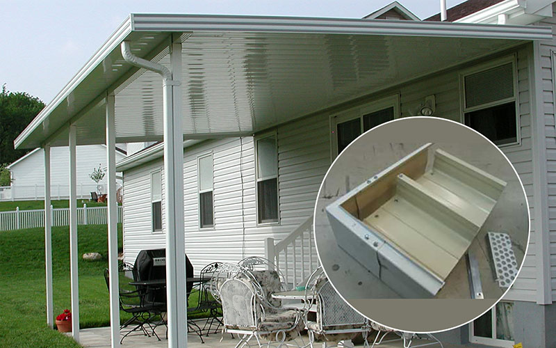 Flat Pan Hard Top Patio Covers